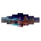 Leinwandbild Wandbild 7-teilig 245x87cm ~ New York