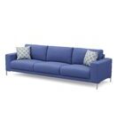 Sofa NOREEN 3-Sitzer blau