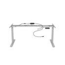 Tischgestell Stehpult grau 160 - 180 cm