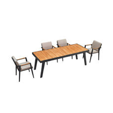 Higold Emoti Gartentisch 2200x900cm mit 6 Stühlen