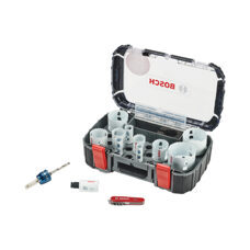 Bosch 14 teilig Universal Lochsägen-Set + gratis Victorinox Taschenmesser