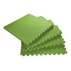 Bodenmatte 61 x 61 x 2 cm grün 4er Set
