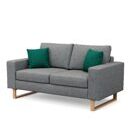 Sofa RONNY 2-Sitzer grau