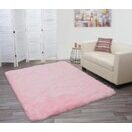 Teppich Shaggy Hochflor flauschig 230x160cm ~ rosa