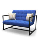 Sofa DEAN 2-Sitzer dunkelblau