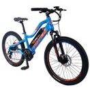 E-Bike Mountainbike 24"" orange/blau