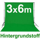 Hintergrundstoff 3x6m grün