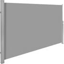 Aluminium Seitenmarkise, grau, 180x300cm