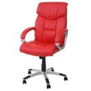 Bürostuhl Chefsessel geeignet bis 2m Körpergrösse ~ rot