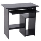 Computertisch Schreibtisch PC-Tisch Schwarz 80x45x75cm