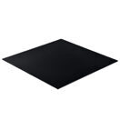 Glasplatte 80x80 cm quadratisch schwarz