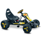 GoKart Go Kart Kinderfahrzeug - Speedy Schwarz-gelb