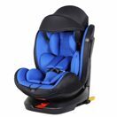 Kindersitz Auto 360° drehbar schwarz/blau