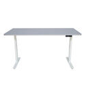 Schreibtisch Stehpult elektrisch grau/weiss 160 x 80 cm