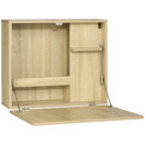 Wandklapptisch Schreibtisch mit Stauraum Klappbarer 60x21.5x50cm