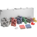 Pokerset inkl. Aluminiumkoffer silber 500 Teile