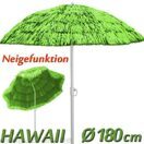Sonnenschirm Hawaii mit Neigefunktion ~ grün