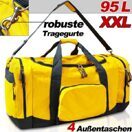 Sporttasche Reisetasche 95L gelb