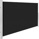 Aluminium Seitenmarkise, schwarz, 180x300cm