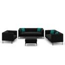 Sofa Set ATTILA schwarz