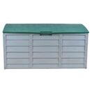 Kissenbox Gartenbox grün / grau