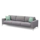 Sofa NOREEN 3-Sitzer grau
