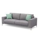 Sofa NOREEN 2-Sitzer grau