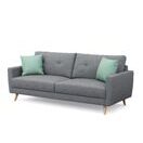 Sofa MANDY 3-Sitzer grau