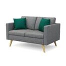 Sofa BLAIR 2-Sitzer grau