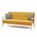 Sofa EDDY 3-Sitzer gelb