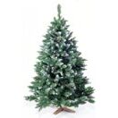 Weihnachtsbaum 220cm FSC Holzständer Premium Qualität Schnee
