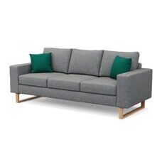 Sofa RONNY 3-Sitzer grau
