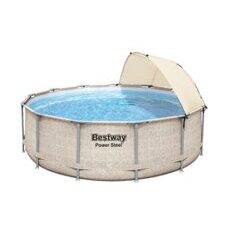Bestway Pool Komplett-Set 396 x 107 cm