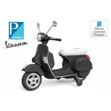 Kindermotorrad Piaggio Vespa Roller (Farbe: Schwarz)
