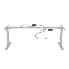 Tischgestell Stehpult grau 180 - 200 cm