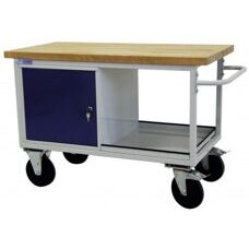 Tischwagen mit 1 Stahlblechschrank ADB