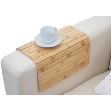 2x Armlehnen-Ablage Sofa-Butler Bambus flexibel 45x30cm