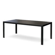 Tisch Polywood 200 x 100 cm schwarz