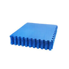 Bodenmatte 61 x 61 x 1.2 cm blau 12-er Set