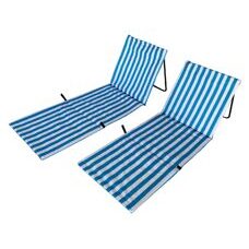 Strandmatte blau/weiss Doppelpack