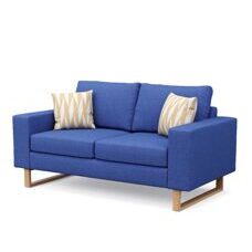 Sofa RONNY 2-Sitzer blau