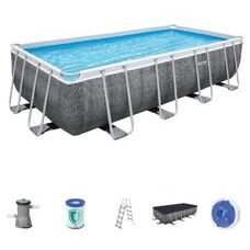 Bestway Swimming Pool Komplett-Set 488 x 244 x 122 cm
