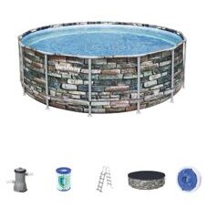 Bestway Swimming Pool Komplett-Set 427 x 122 cm