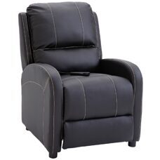 Massagesessel TV-Sessel 6 Punkt Massage schwarz 70x88x100cm