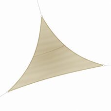 Sonnensegel Polyester Dreieck 3x3x3 m beige