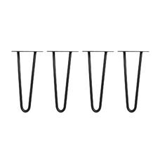 Tischbeine Hairpin schwarz 45 cm