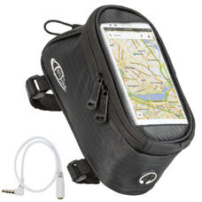 Fahrradtasche mit Rahmen-Befestigung für Smartphones schwarz 20 x 9,5 x 10 cm