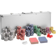 Pokerset inkl. Aluminiumkoffer silber 500 Teile