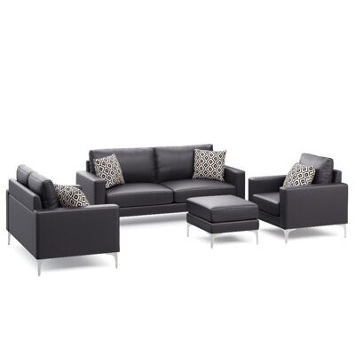 Sofa Set LEX schwarz