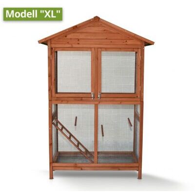 Voliere Holz Vogelvoliere XL